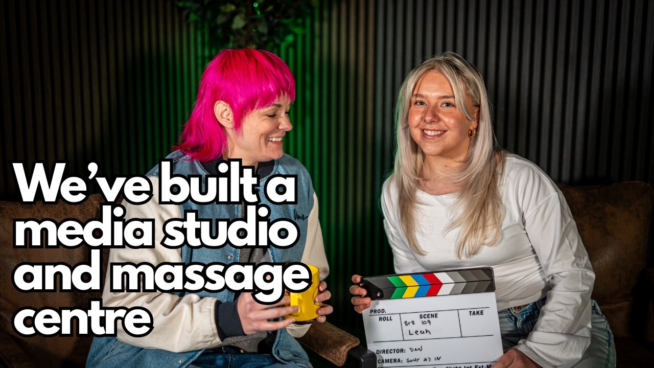 Vlog of our new studio and massage room