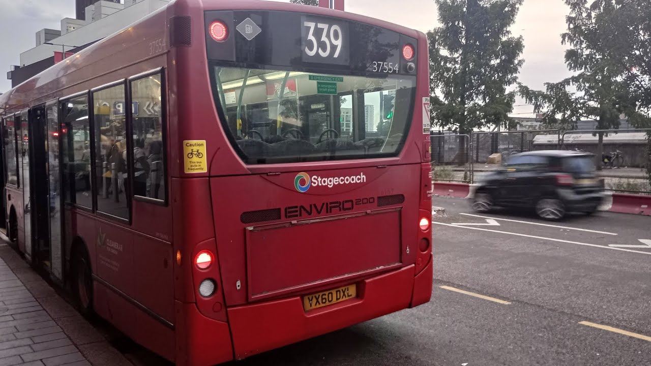 Stagecoach London ADL Enviro200 37554 (YX60 DXL) on the 339 to Leytonstone
