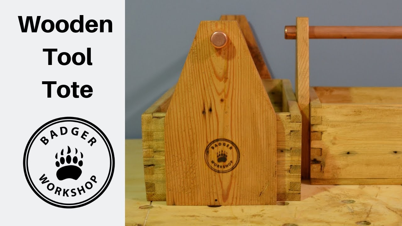 Wooden Tool Tote