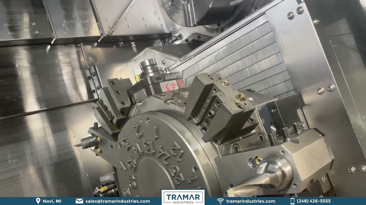 Used 2016 Doosan Puma TT1800SY CNC Twin Turret/Twin Spindle Lathe For Sale