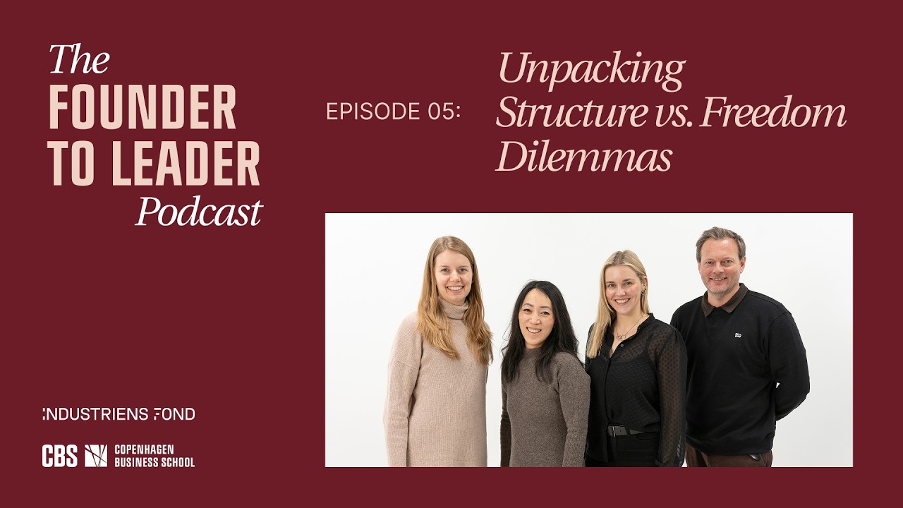 “Why Do We Need All This Structure?” (And Other Structure vs. Freedom Dilemmas)