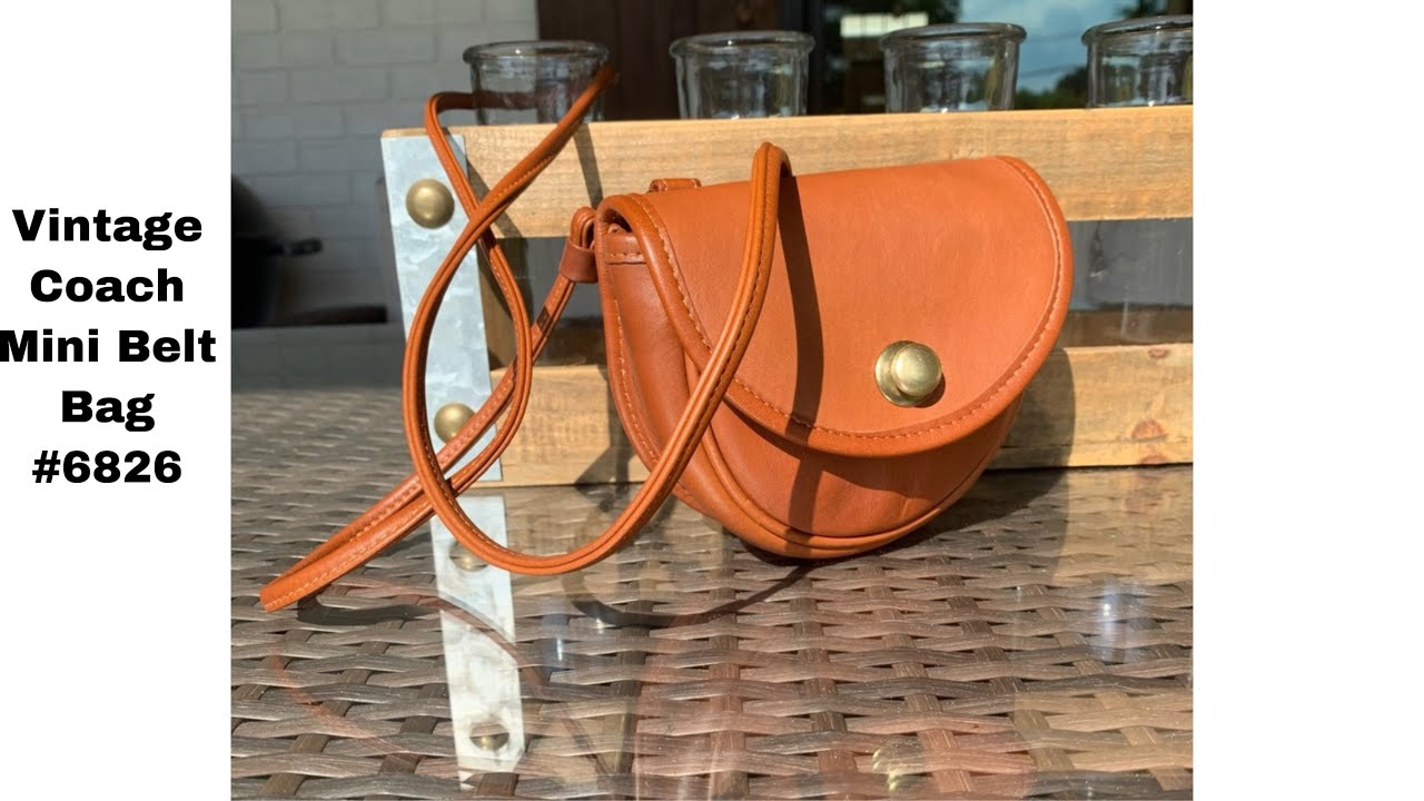 Vintage Coach Mini Belt Bag #9826 Bag Talk