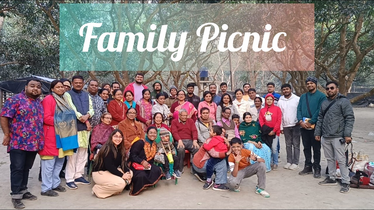 পরিবারের সাথে পিকনিকে কাটানো একটি দিন || Family Winter Picnic Vlog In India || #bengalivlog