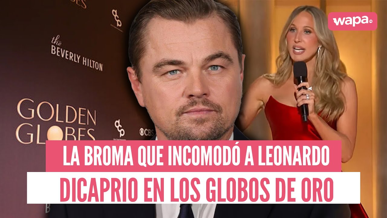 La broma que incomod&oacute; a Leonardo DiCaprio en los Globos de Oro.
