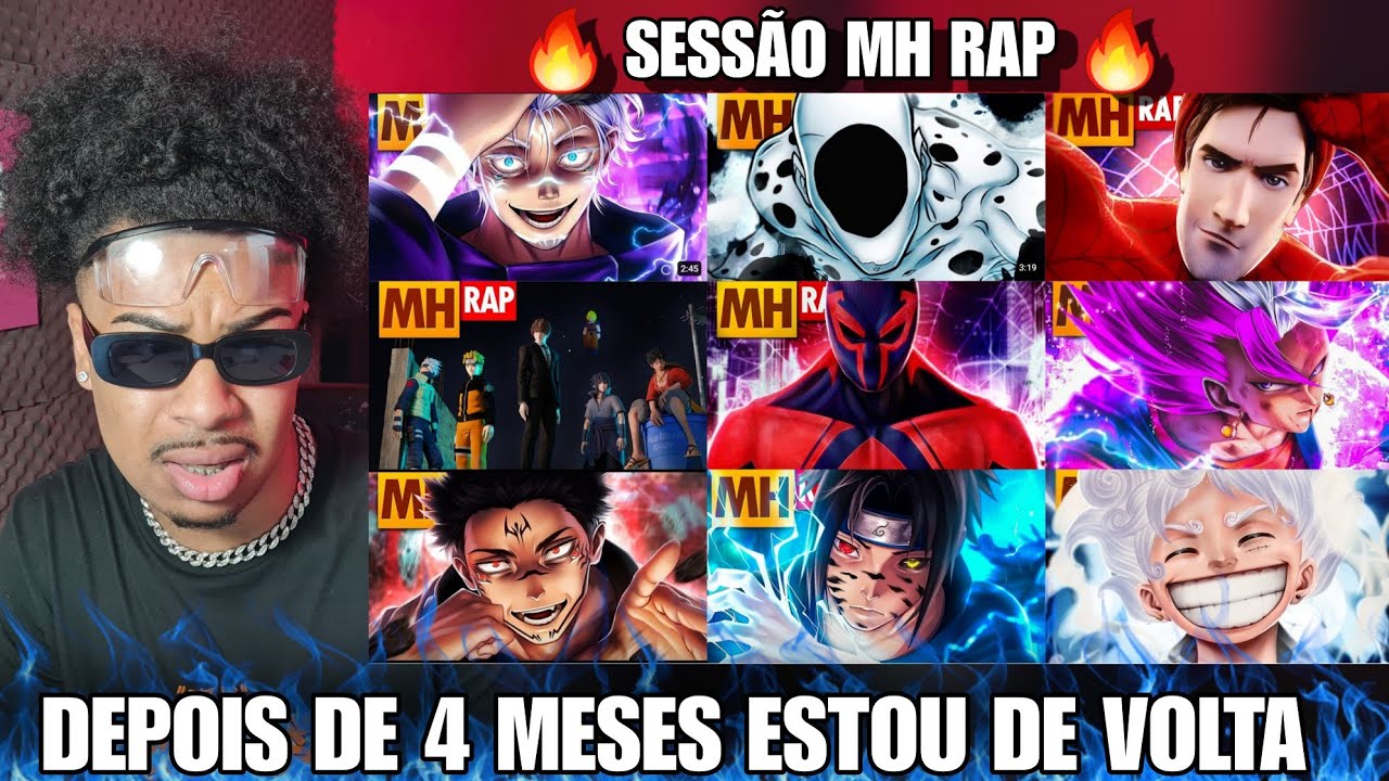 (SESSÃO MHRAP)Luffy × Sukuna × Satoru × Sasukezin × Ultra Vegetto ×Petter B Parker × Mancha(REACT)