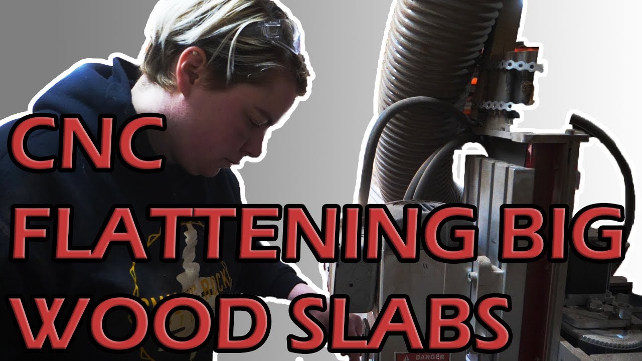 CNC Flattening Big Wood Slabs - HOW TO