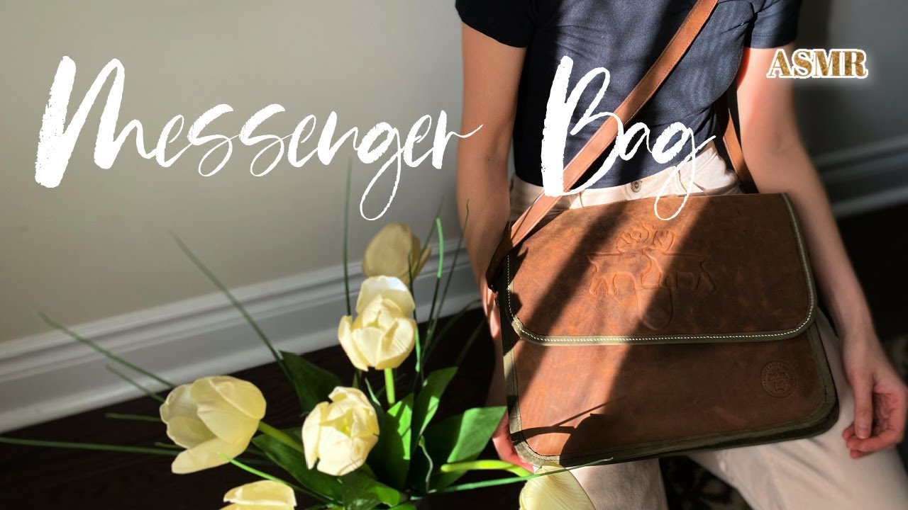 ASMR | Make a Messenger Bag | Relaxing Project No Talking