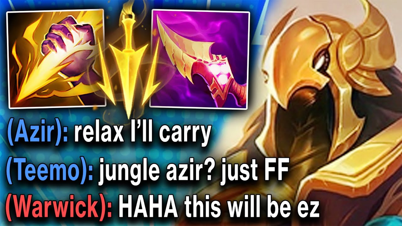 Everyone laughed at me for picking Azir Jungle... I proved them all wrong