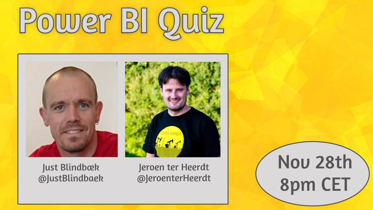 Power BI Quiz with Jeroen ter Heerdt