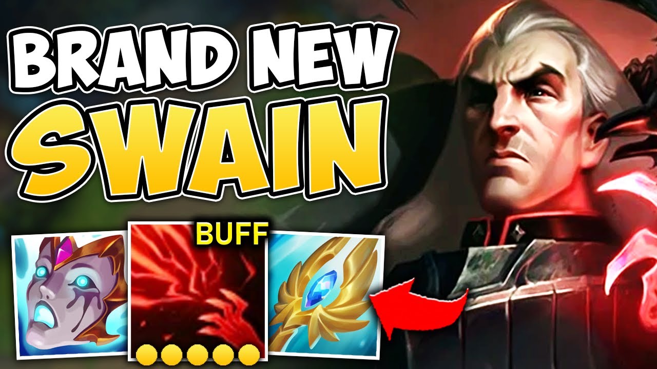 Swain got a damage buff and it's 100% AMAZING! (His Q hits like a TRUCK)