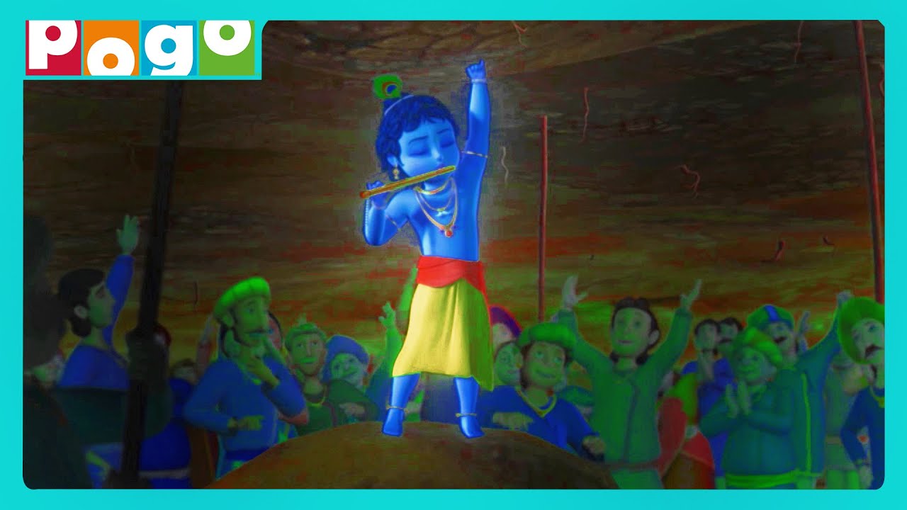 Little Krishna 🪈| Pure Heart, Playful Spirit! 😍| Best Animations 😆| Kids Stories | @PogoChannel