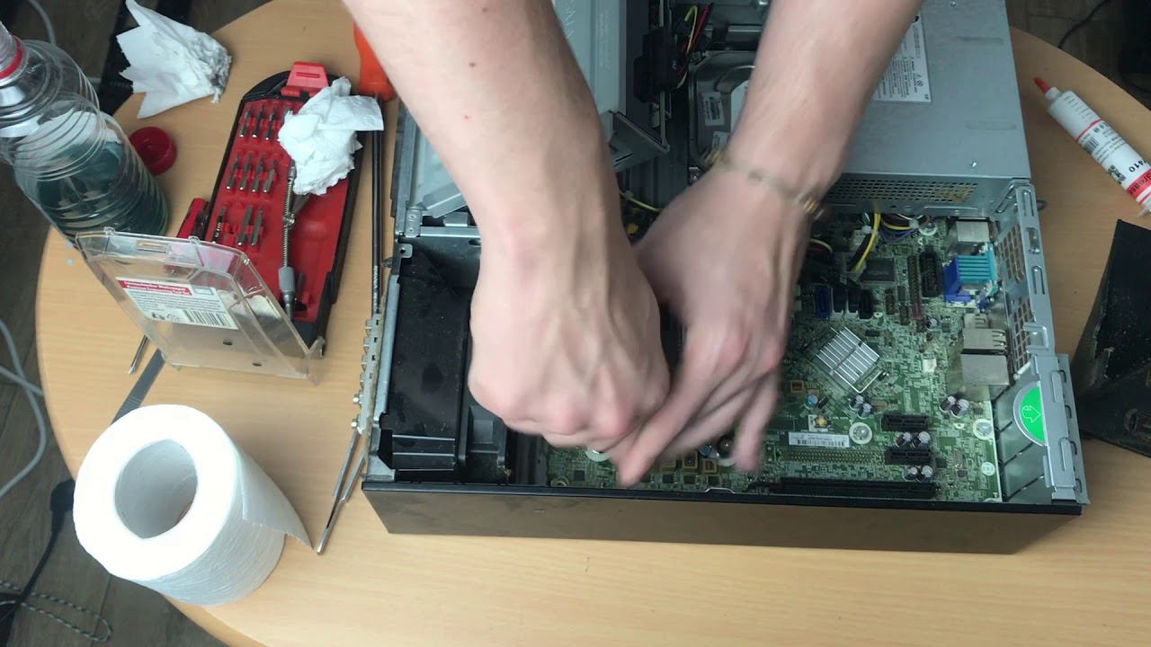 How to Disassembly and clean HP Compaq 6200 Pro Small Factor