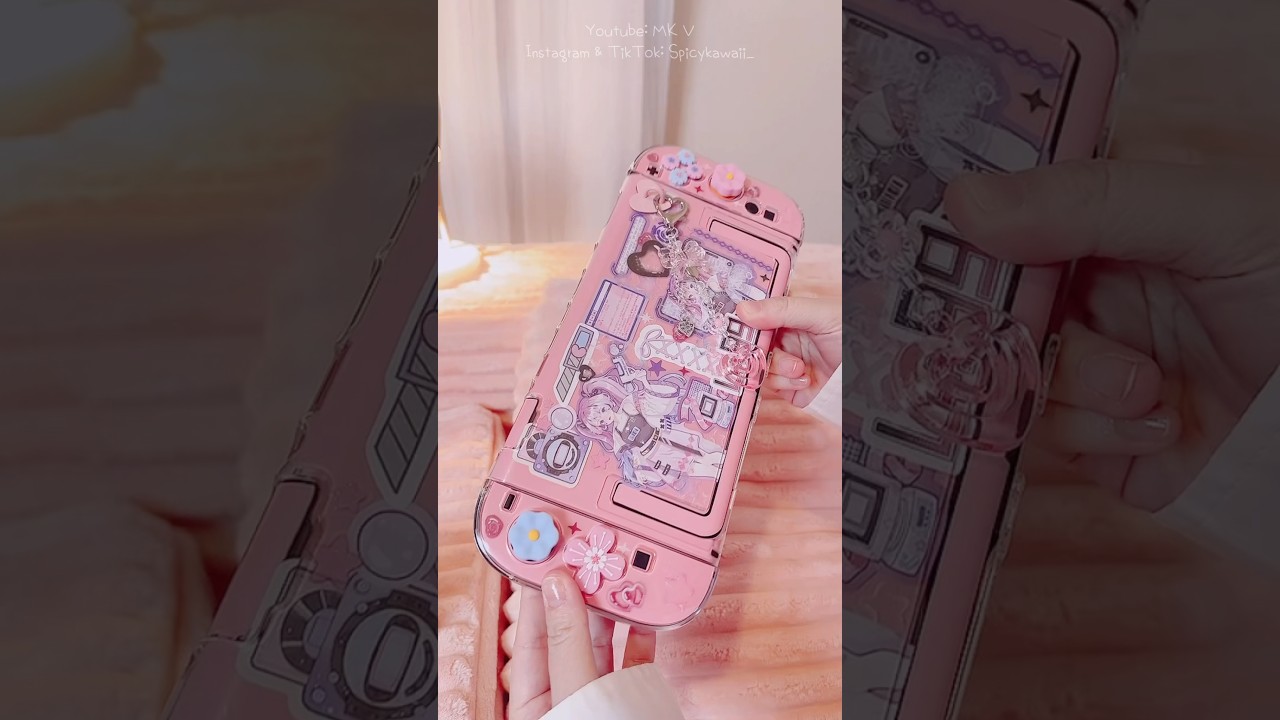 Switch 2 Bundle + Cute Stickers and Skin | Customized Accessories 🌷#switch2 #kawaii #accessories