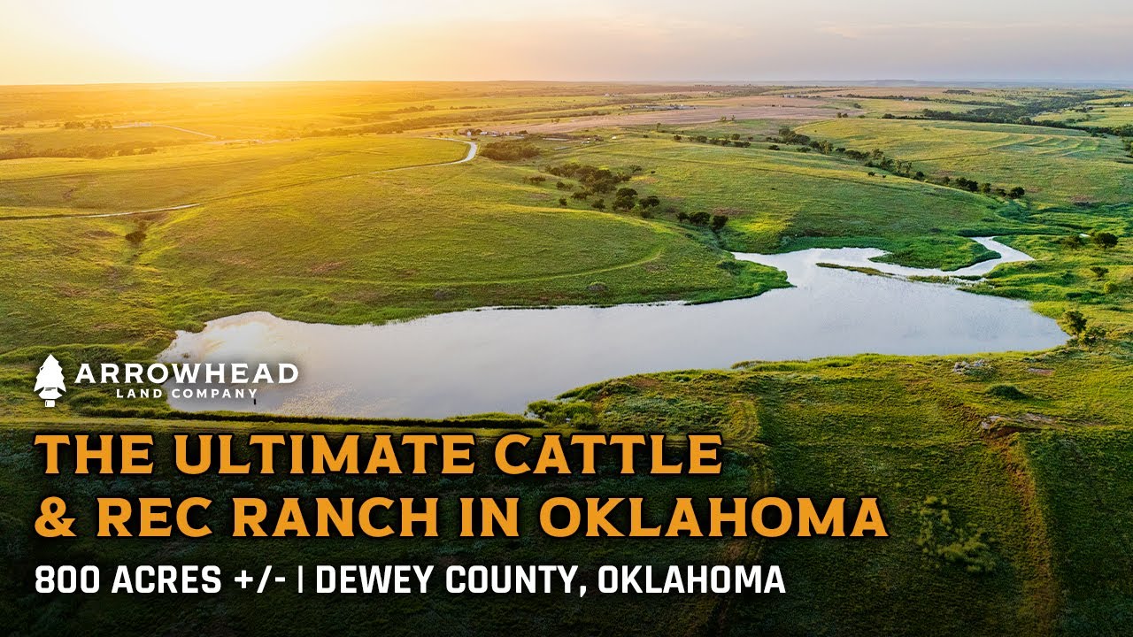 LAND FOR SALE: 800 Acre +/- Ranch with Stocked Lake | Dewey County, Oklahoma