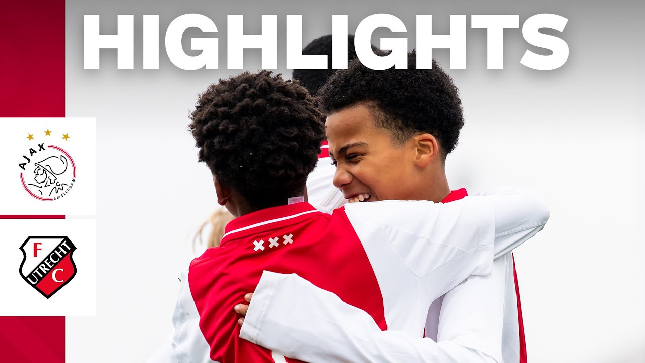 The assists even better than the goals! 😍 | Highlights Ajax O13 - FC Utrecht O13
