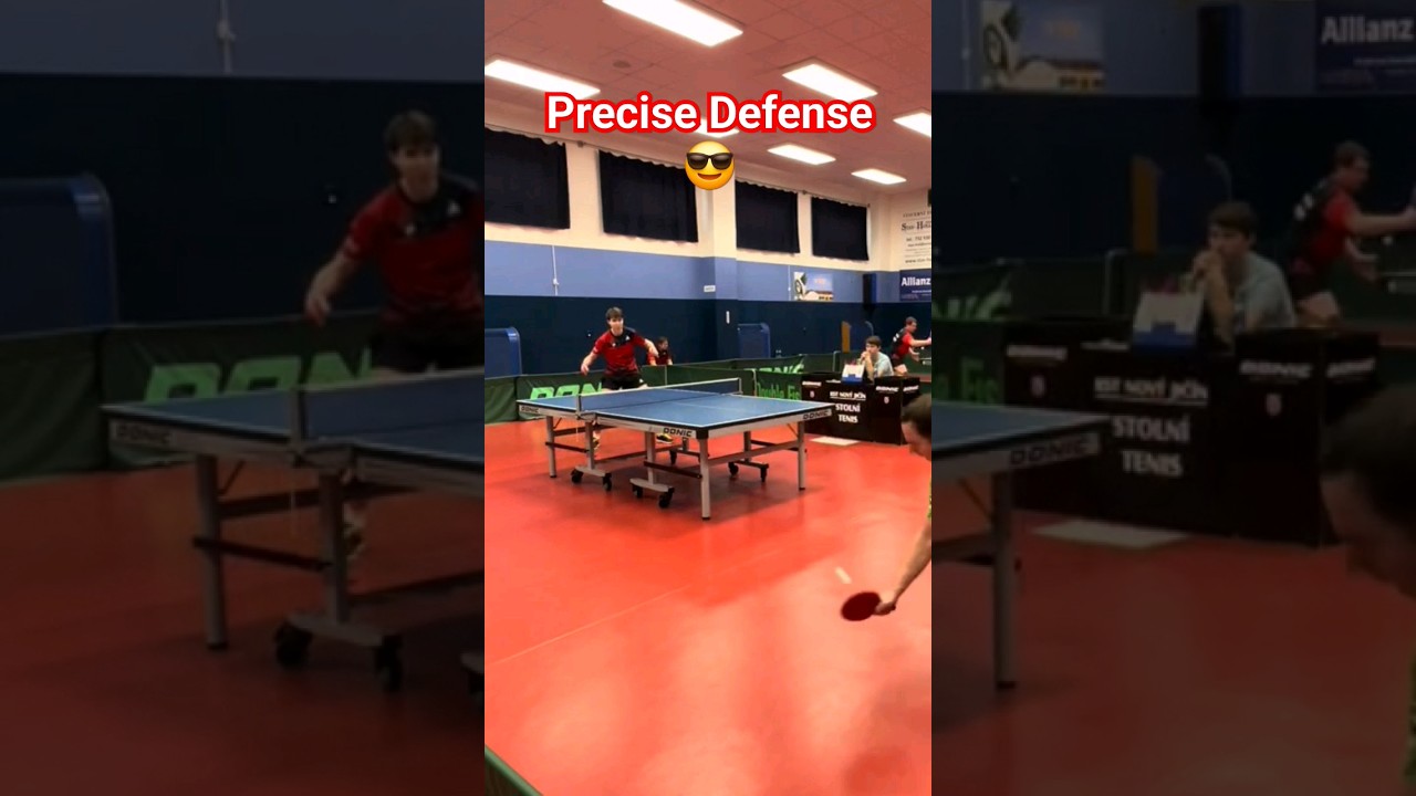 Precise Defense 😇 #precise #tabletennis #stolnitenis #kstnovyjicin