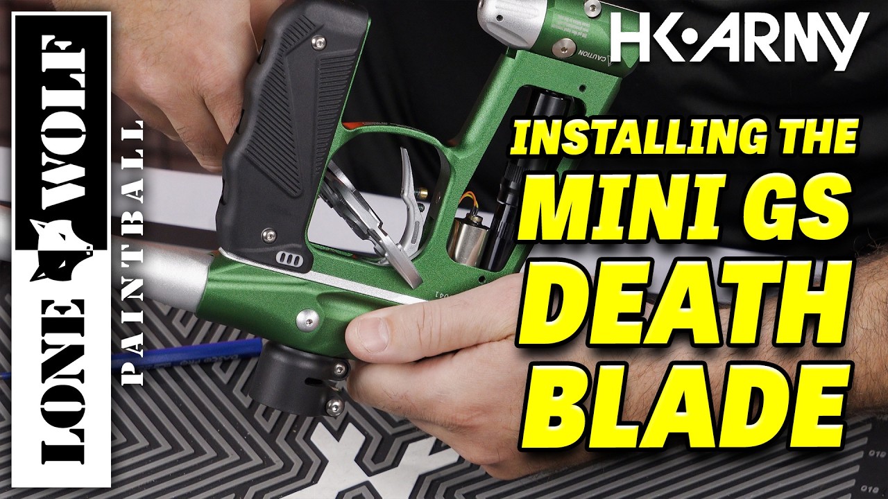 HK Army Mini GS Death Blade Trigger Installation & Overview | Lone Wolf Paintball