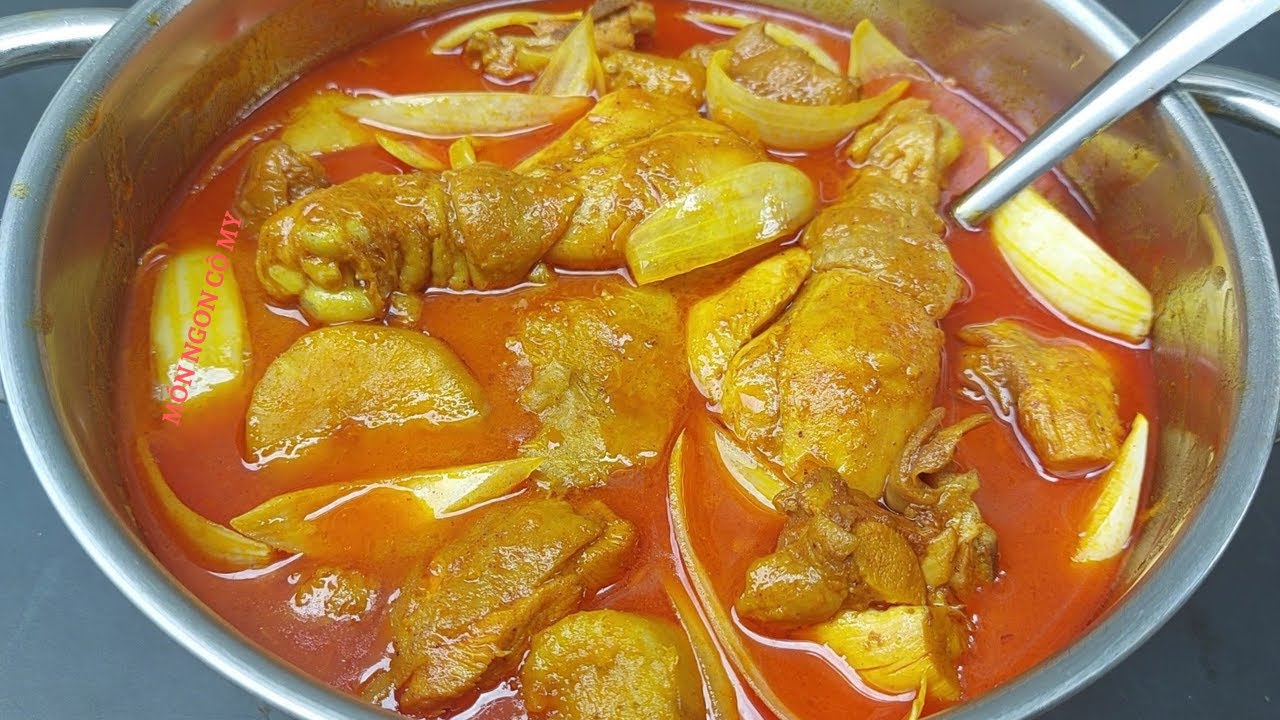 CÀ RI GÀ thơm ngon đơn giản tại nhà