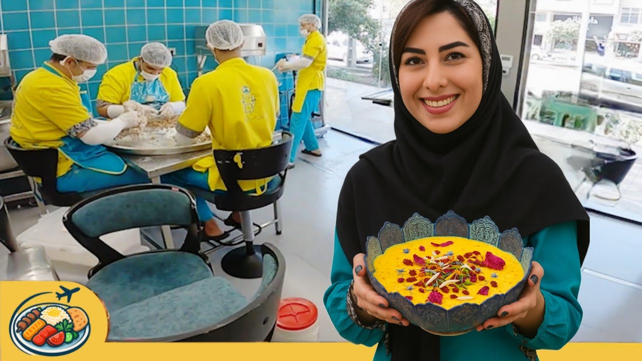 Yummy Gold: The Most Expensive Iranian Dessert | Khoresht Mast from Isfahan