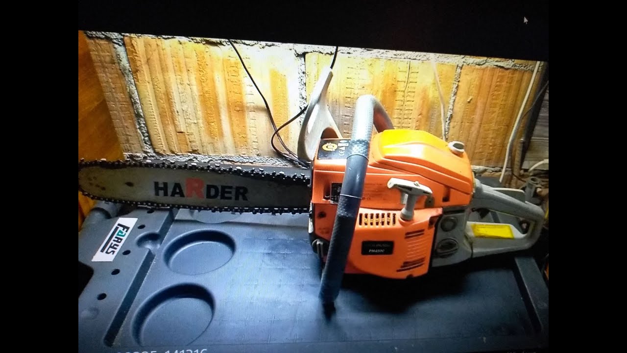 Piła Harder PN 4500 - problem z obrotami, czyszczenie gaźnika, regulacja