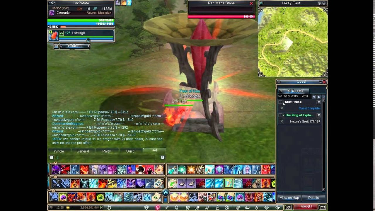 Rappelz CnvPotato&trade; Master class Talent Points :D