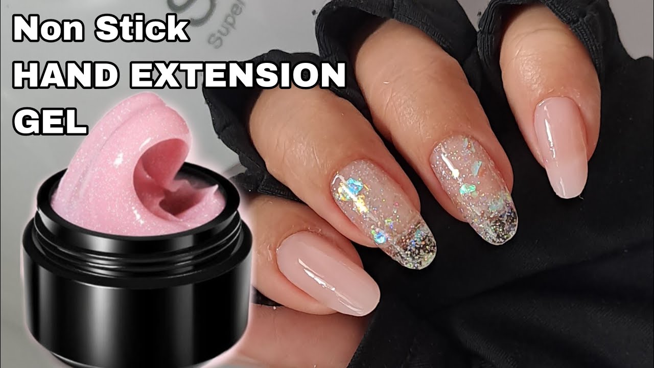 Applying Hand Extension Gel Using Nail Mould | Born Pretty Non Stick Solid Extension Gel Tutorial