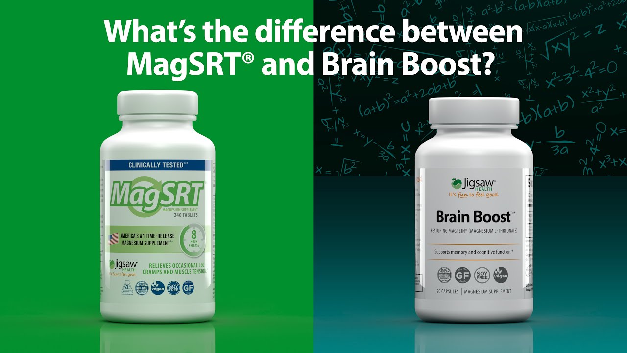 What's the difference between MagSRT&reg; and Brain Boost&trade;?