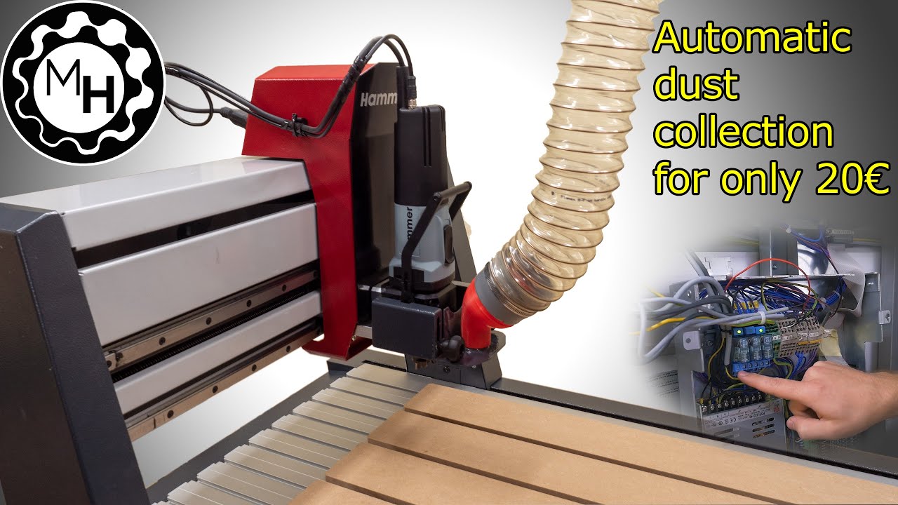 Automated CNC Dust Collection for just 20€