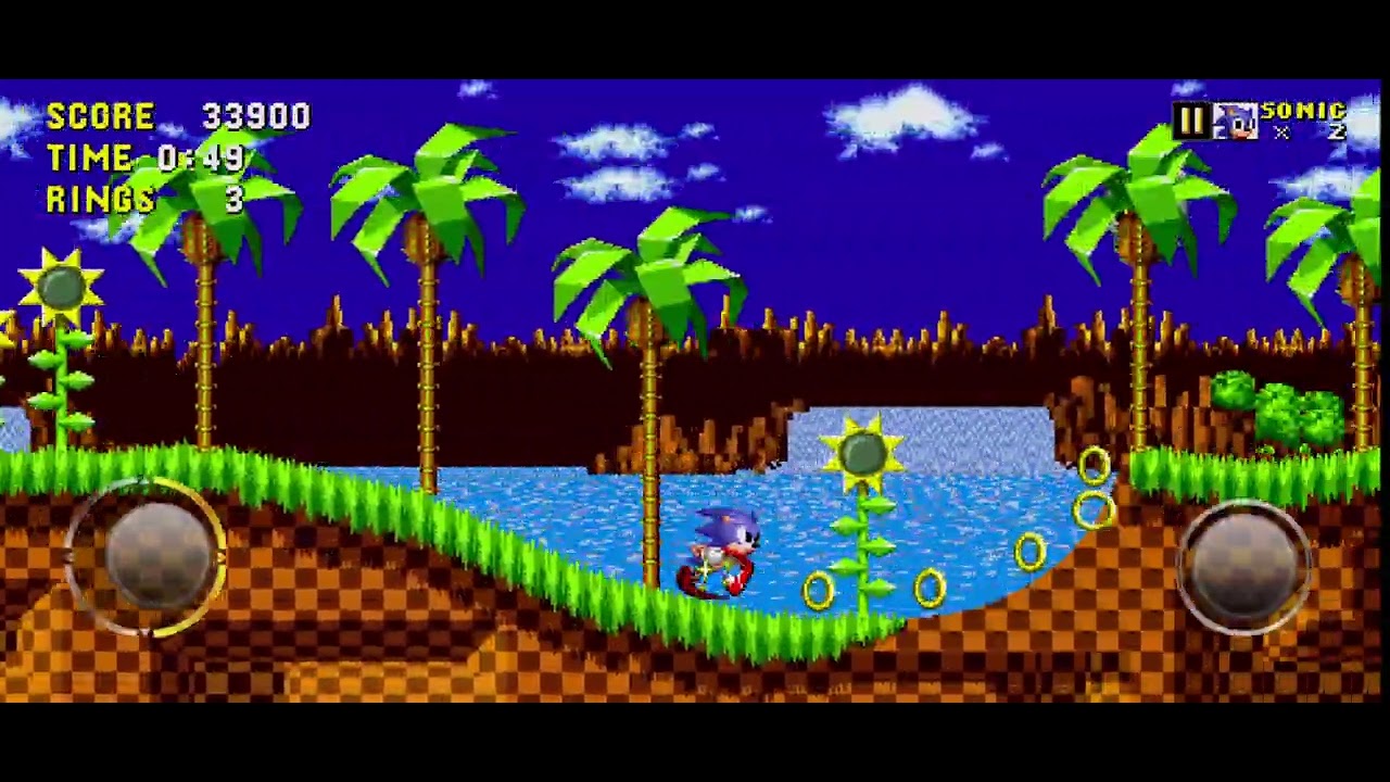 Playing Sonic the Hedgehog Acts 2 and 3 on Android (No Commentary)