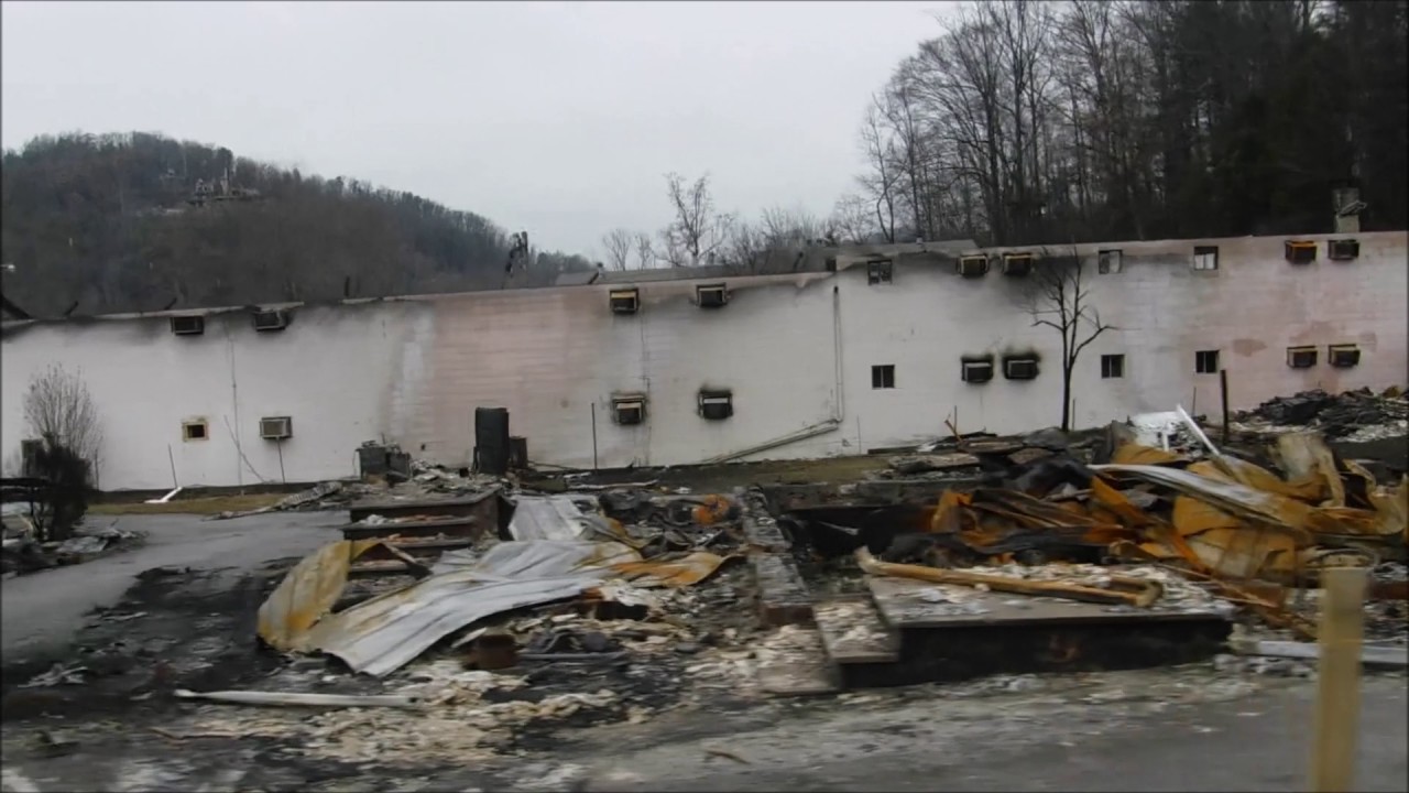 Gatlinburg Fire Aftermath - Chalet Village, Ski Mountain rd, Wiley Oakley, Baskins Creek