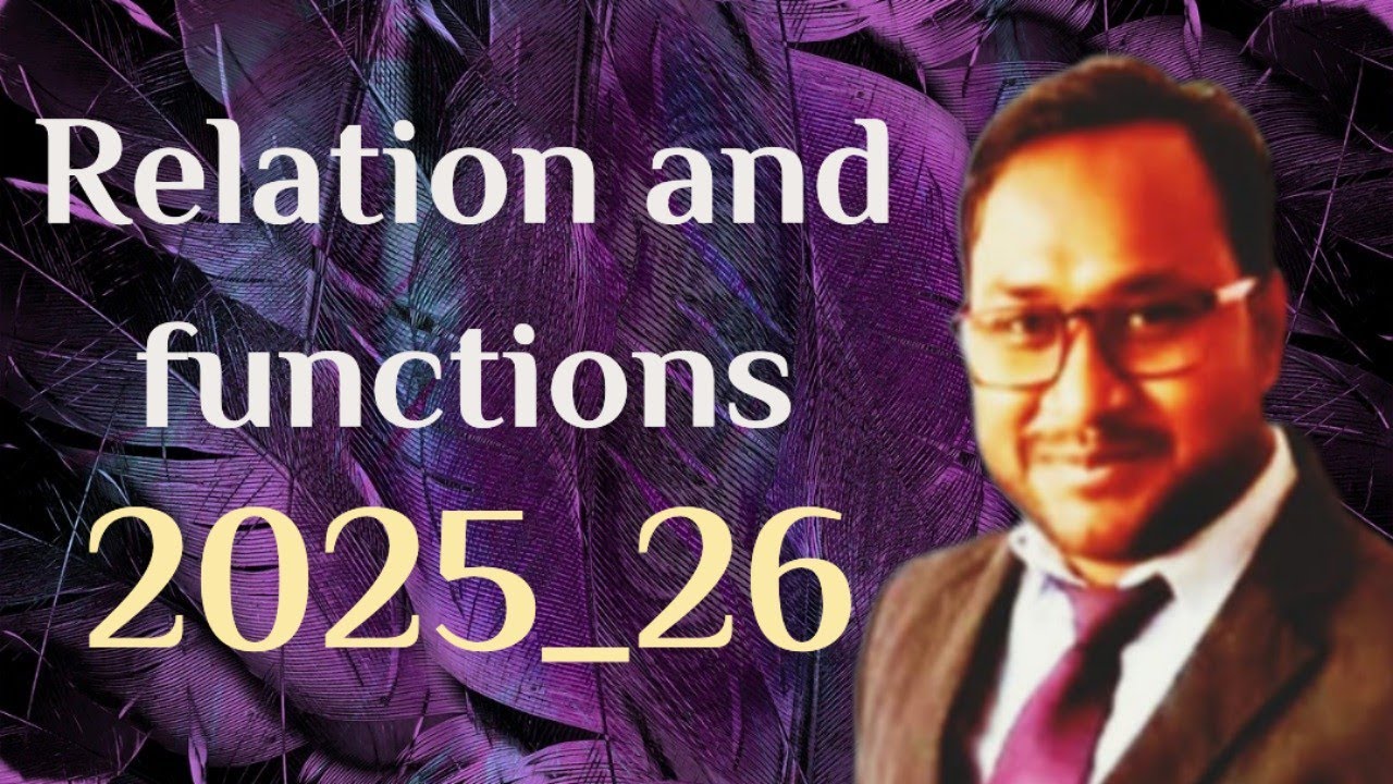 Class XIi ||  Chapter 01 ||  Relation and Function ||