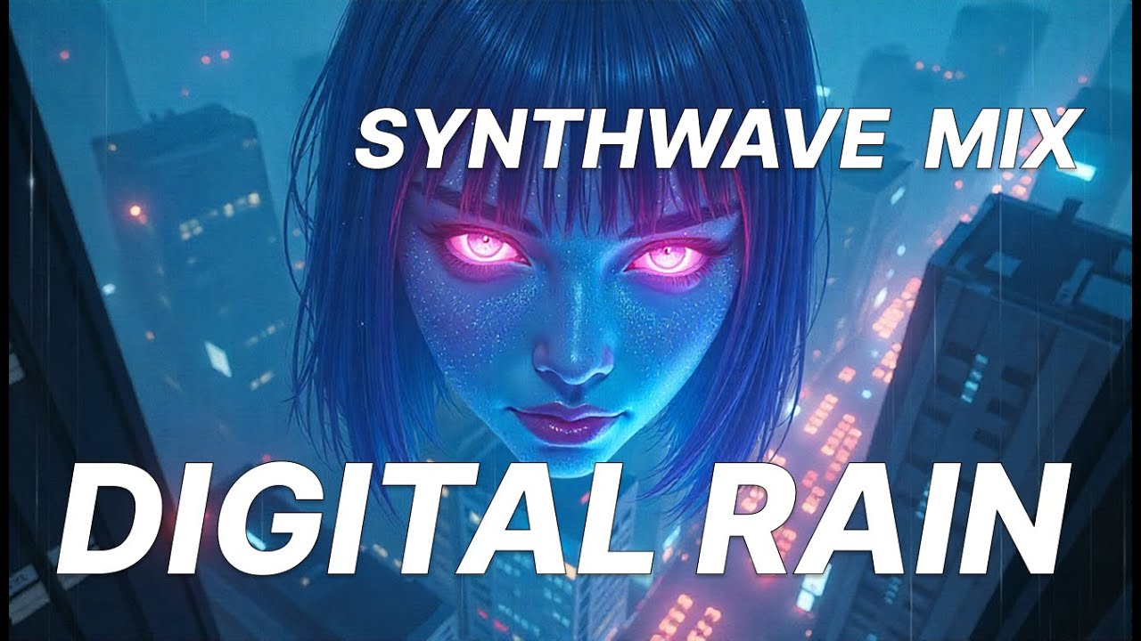 Digital Rain | Synthwave Darkwave| Cyberpunk Ambient