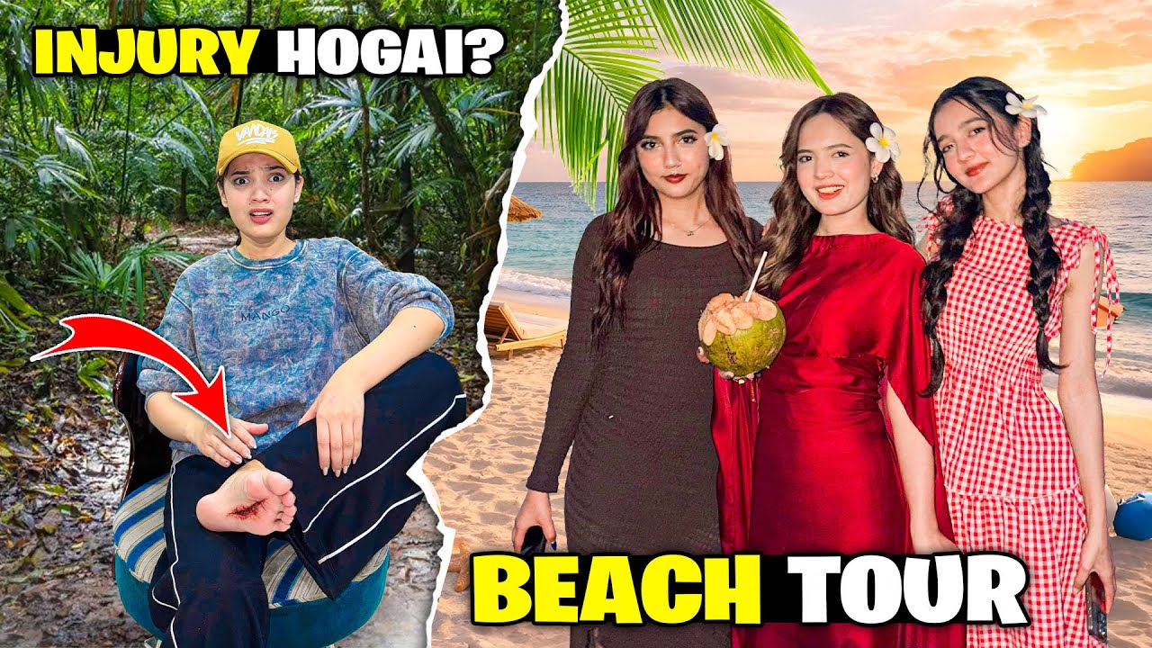 Beach Day At Malaysia🤩♥️|Paoun Zakhmi Hogia😭😔|Zainab Ky Paisay Gum Gaye😰😱|Home Tour🥰🏡|Sistrology 