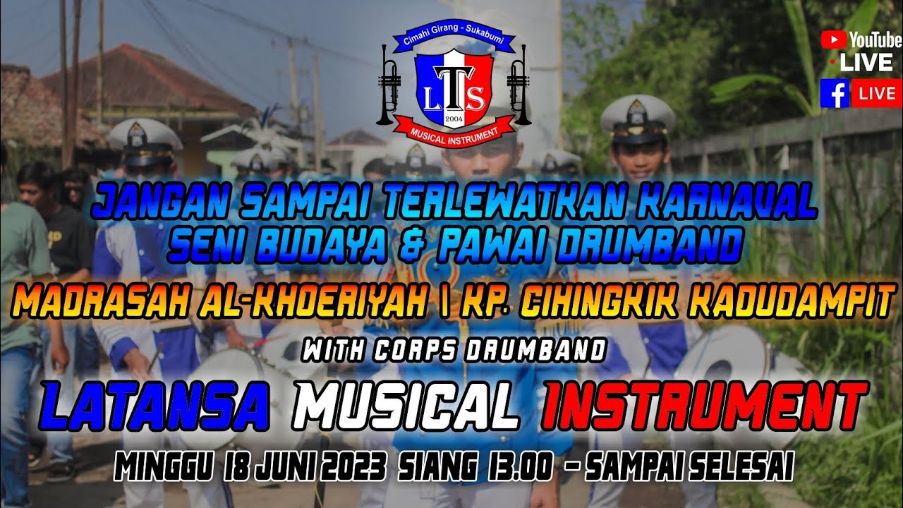 Pawai Karnaval Cihingkik 2023 Terviral Dan Banyak Penontonnya Drumband Latansa Sukabumi 🇨🇵