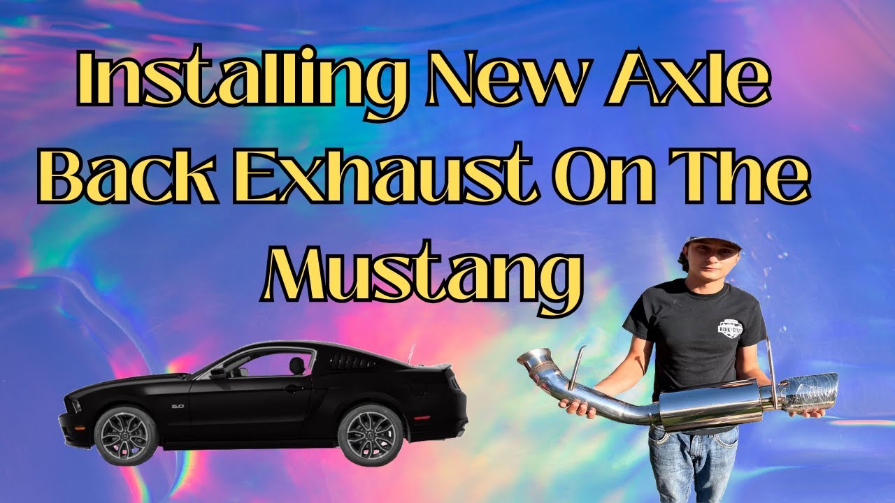 Unboxing And Installing Axle Back Exhaust 2013 Ford Mustang GT!