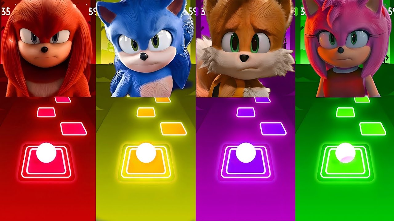 🔴 Sonic SUPER 😱 OTHER HEDGEHOG 3 Tiles Hop 🎯 Cedm rush 🟢 #51