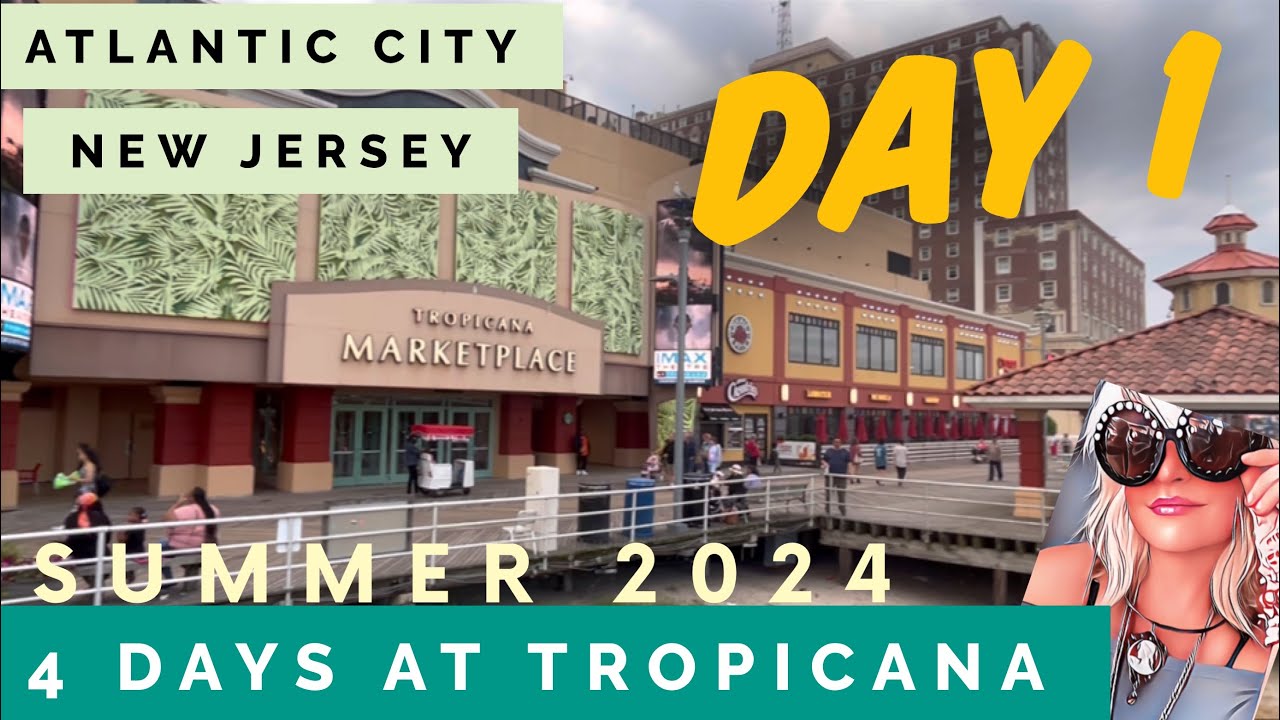Tropicana Atlantic City New Jersey 4 night stay! Day 1!