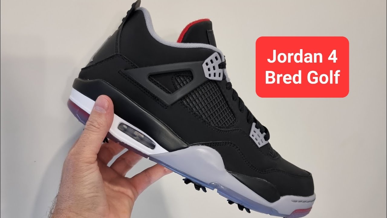 Jordan 4 Bred Golf review