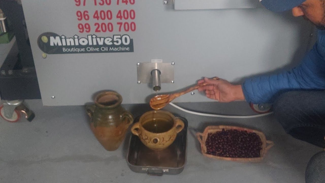 installation d une miniolive 50 pression à froid à gafsa  tunisie . je suis joignable sur  97130746