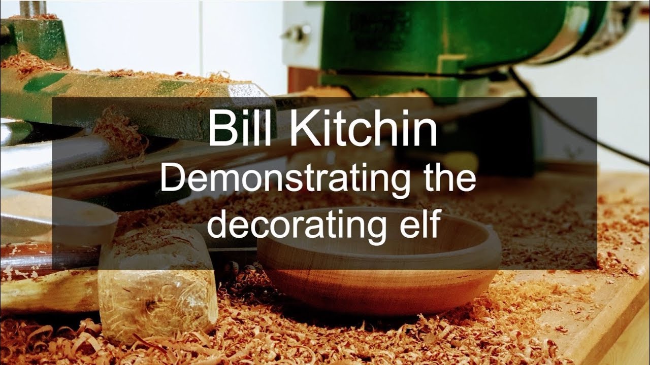 How to use The Decorating Elf for wood turning - Demo by Bill Kitchin