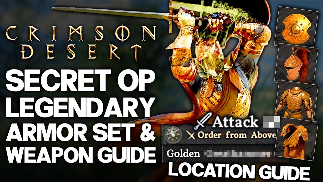 Crimson Desert - Best INSANE Legendary Armor Set & Weapon You NEED Early - OP Sword of Greed Guide!