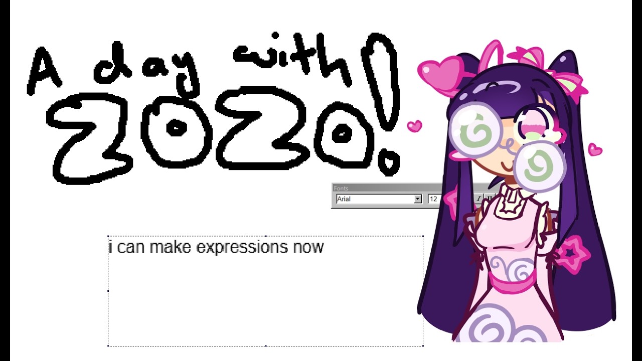 Stupid girl learns how to make facial expressions