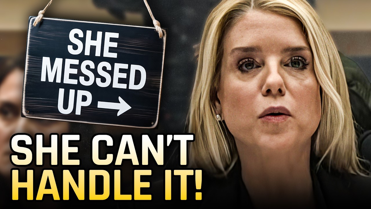 Pam Bondi Suddenly Realizes She&rsquo;s in OVER HER HEAD