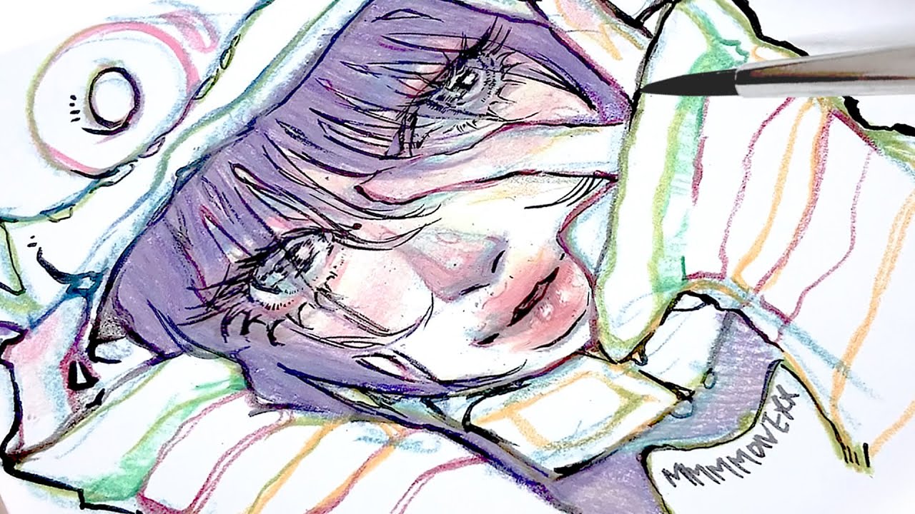 ✨ SATISFIED COLORED PENCIL PROCESS USING 