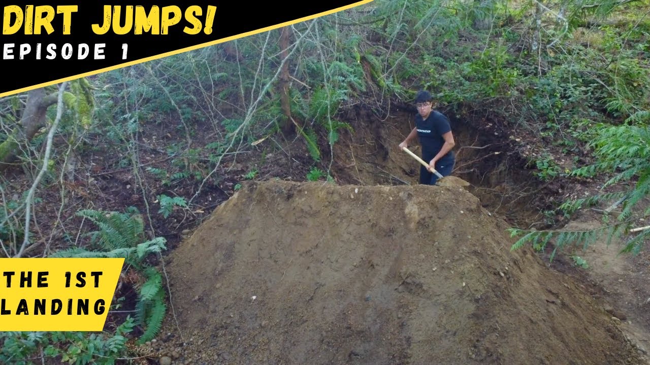 Building a Full DIRT JUMP LINE in my Backyard!