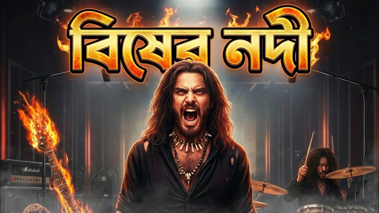 বিষের নদী - Bishey'r Nodi | Bengali Folk Metal Fusion | Official Music Video | Ganer Dhol Studio