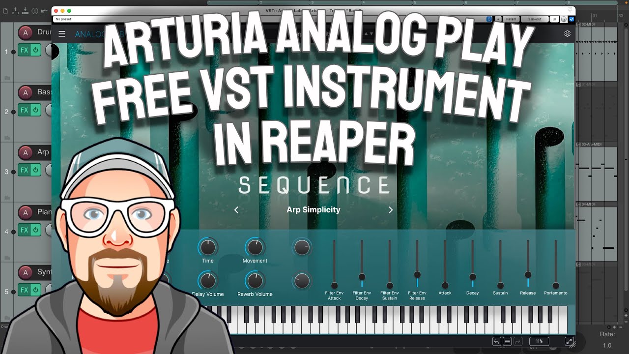 Arturia — Analog Lab Play — БЕСПЛАТНЫЙ плагин VST-инструмента в REAPER
