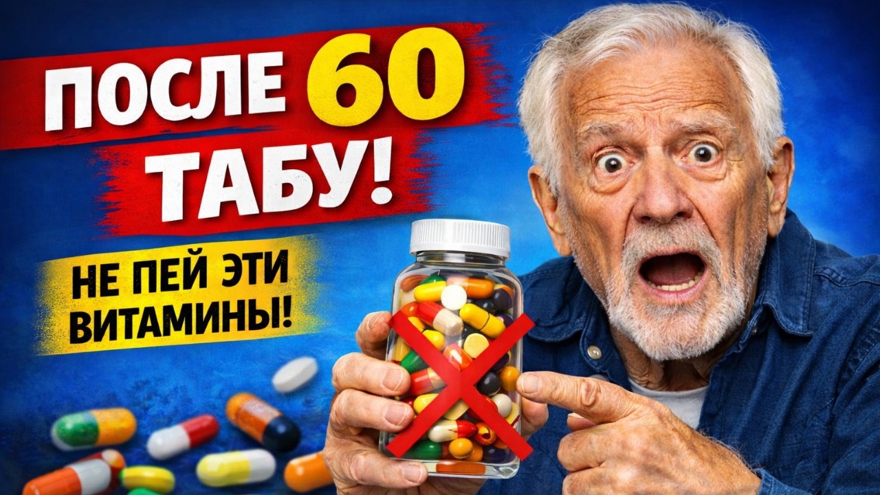 Какие витамины не стоит принимать после шестидесяти лет? Опасная ошибка миллионов