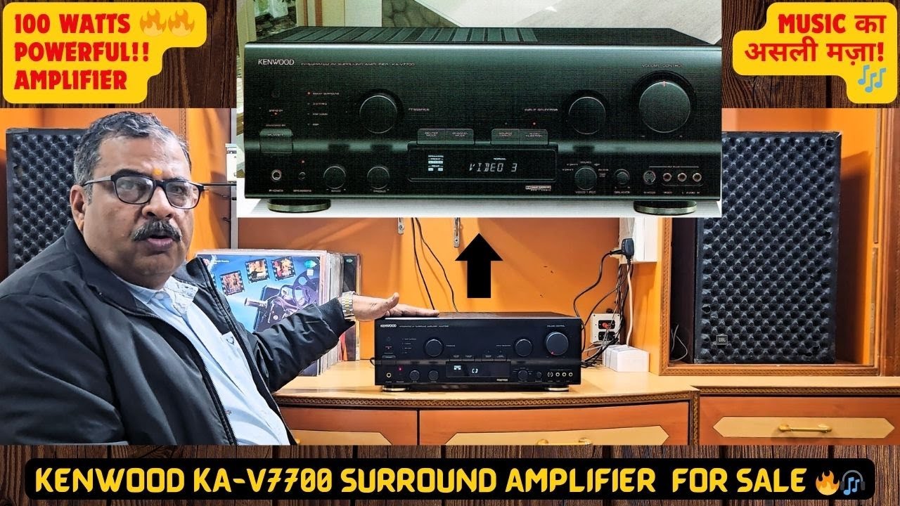 Kenwood KA-V7700 – दमदार साउंड, जबरदस्त परफॉर्मेंस! 🔊❤️ |100 Watt🔥The King of Power and Clarity!