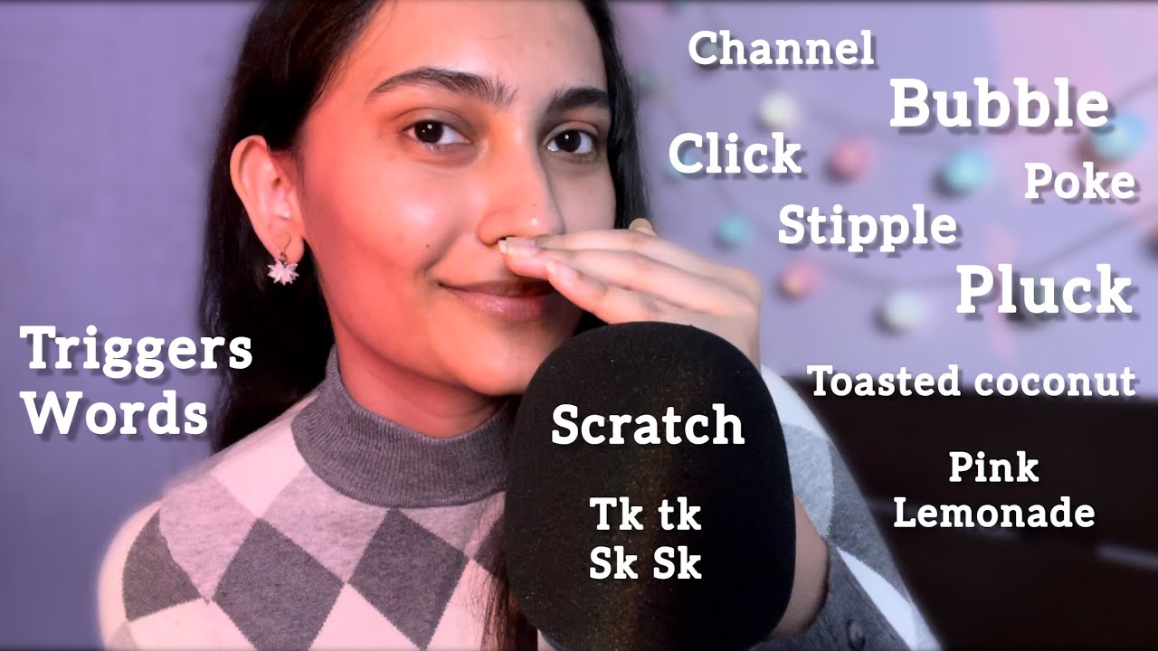 ASMR CloseUp Trigger Words & Hand Movements